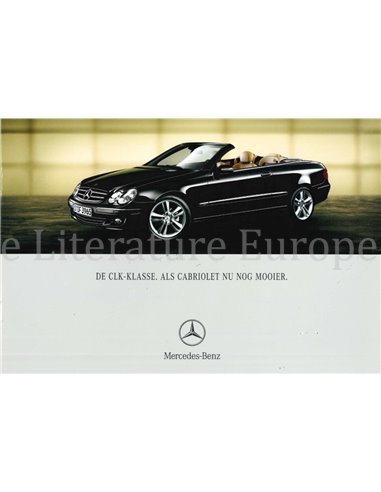 2005 MERCEDES BENZ CLK COUPÉ | CABRIOLET PROSPEKT NIEDERLÄNDISCH