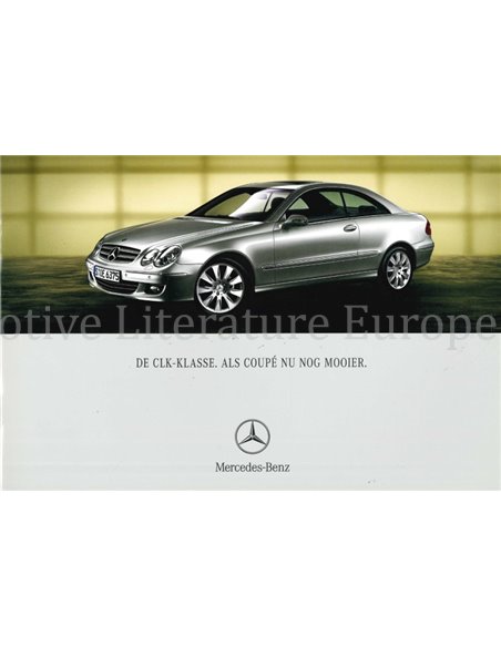 2005 MERCEDES BENZ CLK COUPÉ | CABRIOLET PROSPEKT NIEDERLÄNDISCH