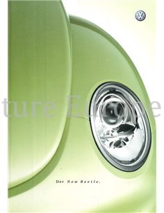 2002 VOLKSWAGEN NEW BEETLE BROCHURE GERMAN