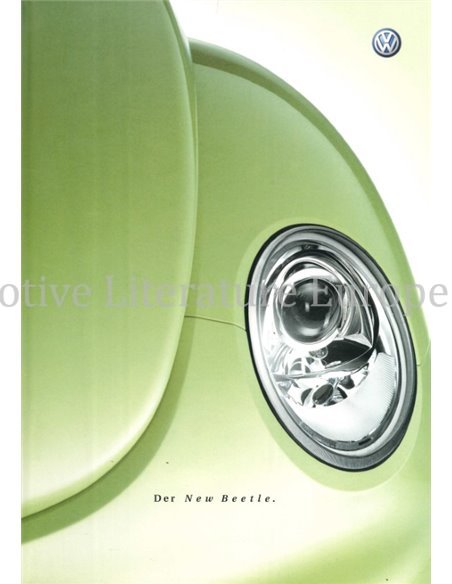 2002 VOLKSWAGEN NEW BEETLE BROCHURE GERMAN