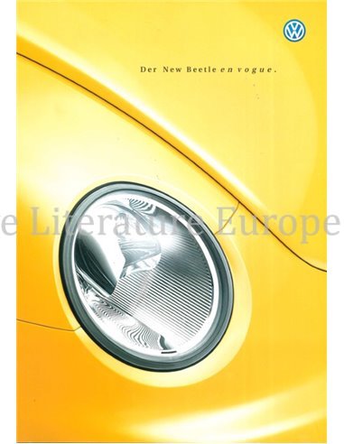 2000 VOLKSWAGEN NEW BEETLE PROSPEKT DEUTSCH