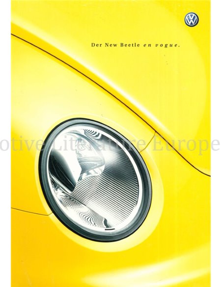 2001 VOLKSWAGEN NEW BEETLE PROSPEKT DEUTSCH