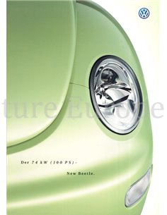 1999 VOLKSWAGEN NEW BEETLE BROCHURE GERMAN