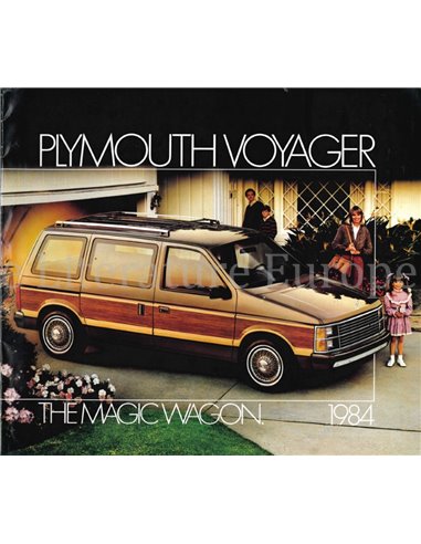 1984 PLYMOUTH VOYAGER BROCHURE ENGELS