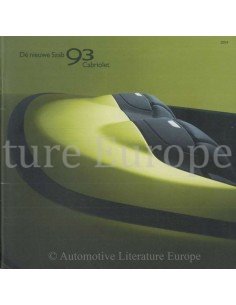 2004 SAAB 9-3 CONVERTIBLE BROCHURE DUTCH