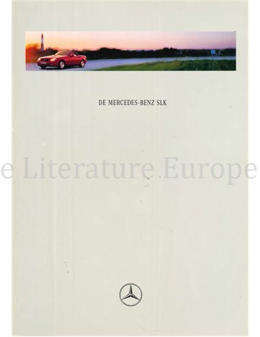 1997 MERCEDES BENZ SLK BROCHURE NEDERLANDS