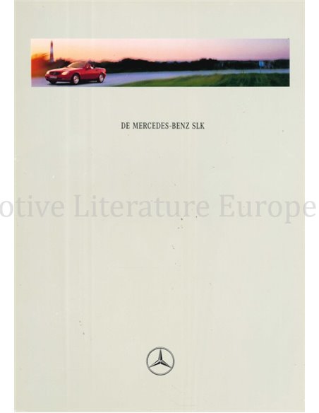 1997 MERCEDES BENZ SLK BROCHURE DUTCH