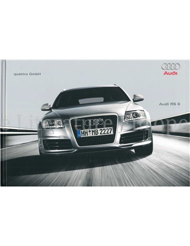 2007 AUDI RS6 AVANT HARDBACK BROCHURE GERMAN