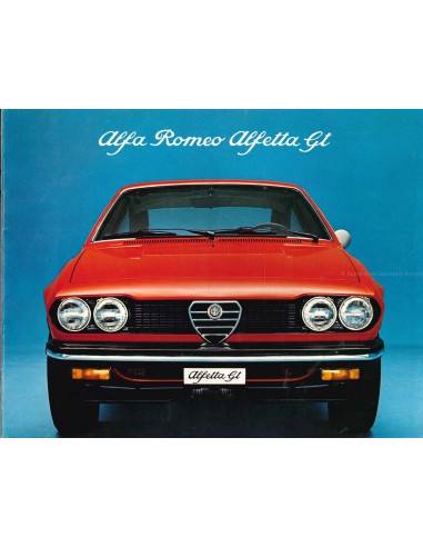 1976 ALFA ROMEO ALFETTA GT PROSPEKT ENGLISCH (US)