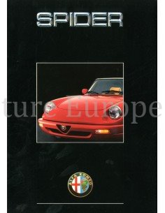 1990 ALFA ROMEO SPIDER BROCHURE ITALIAANS
