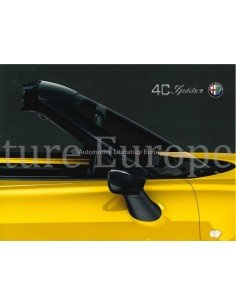 2015 ALFA ROMEO 4C SPIDER BROCHURE GERMAN