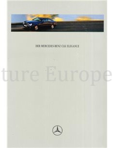 1997 MERCEDES BENZ CLK BROCHURE DUITS