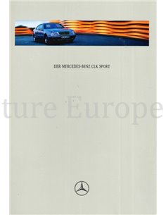 1997 MERCEDES BENZ CLK BROCHURE GERMAN 2