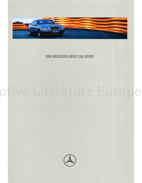 1997 MERCEDES BENZ CLK PROSPEKT DEUTSCH