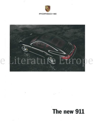 2009 PORSCHE 911 CARRERA | TARGA HARDCOVER PROSPEKT ENGLISCH
