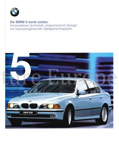1998 BMW 5 SERIES SALOON BROCHURE DUTCH