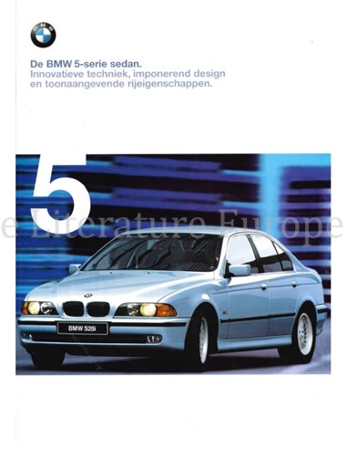 1998 BMW 5 SERIES SALOON BROCHURE DUTCH