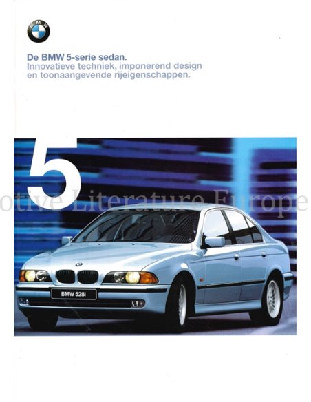 1998 BMW 5 SERIES SALOON BROCHURE DUTCH