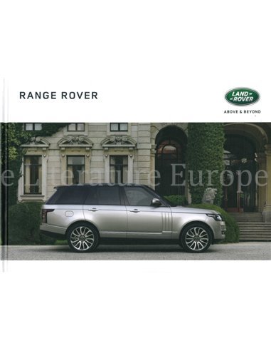 2016 RANGE ROVER HARDBACK BROCHURE GERMAN