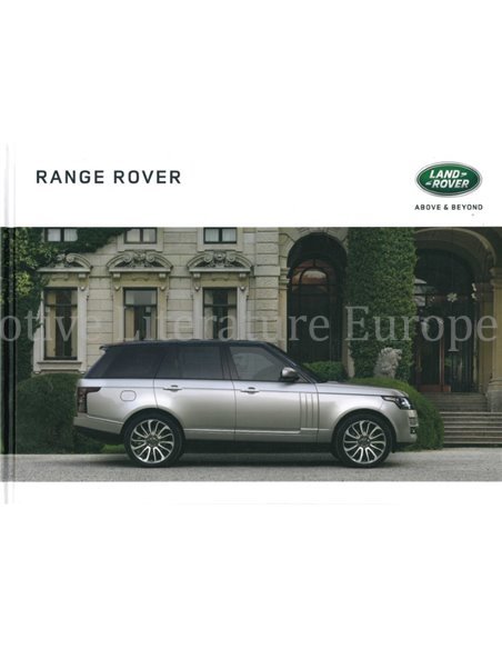 2016 RANGE ROVER HARDCOVER PROSPEKT DEUTSCH