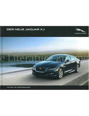 2016 JAGUAR XJ HARDCOVER PROSPEKT DEUTSCH