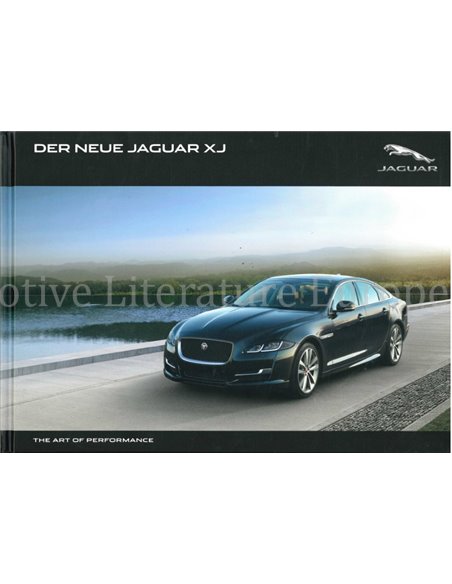 2016 JAGUAR XJ HARDCOVER PROSPEKT DEUTSCH