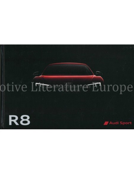 2015 AUDI R8 HARDCOVER PROSPEKT DEUTSCH