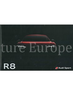 2016 AUDI R8 V10 COUPE | SPYDER HARDCOVER PROSPEKT DEUTSCH