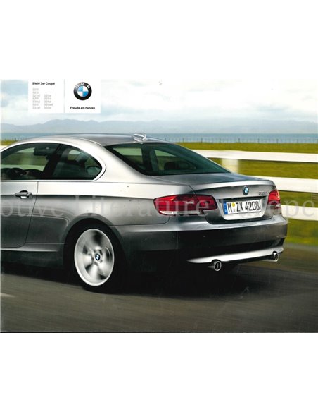2007 BMW 3ER COUPÉ PROSPEKT DEUTSCH