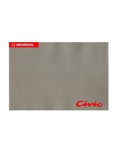 1992 HONDA CIVIC INSTRUCTIEBOEKJE NEDERLANDS