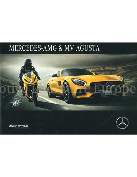 2015 MERCEDES AMG GT S (MV AGUSTA) BROCHURE DUITS