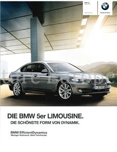 2011 BMW 5ER LIMOUSINE PROSPEKT DEUTSCh