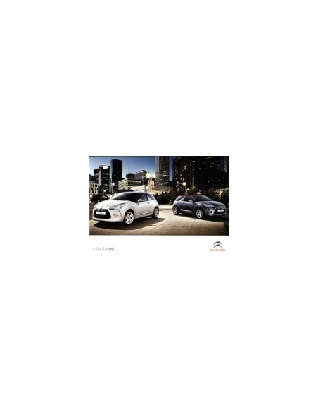 2010 CITROEN DS3 BROCHURE AUSTRALIE