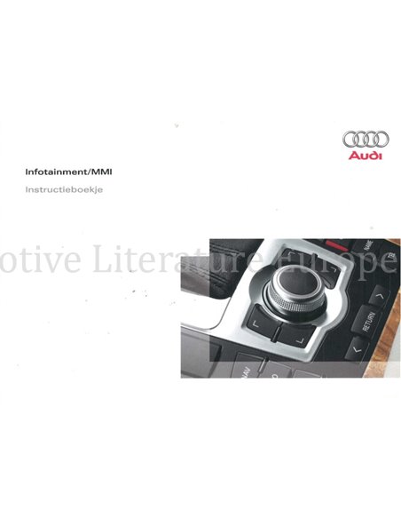 2007 AUDI BEDIENUNGSANLEITUNG INFOTAINMENT MMI NIEDERLÄNDISCH