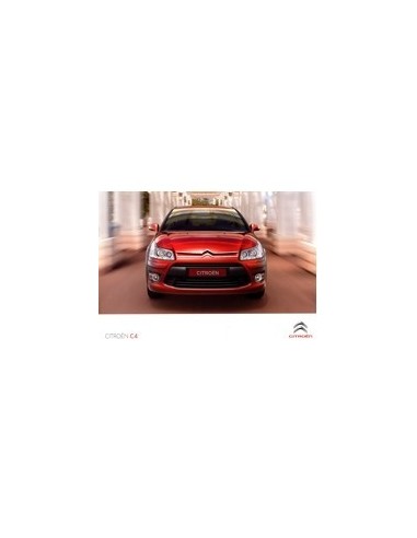 2009 CITROEN C4 BROCHURE AUSTRALIE