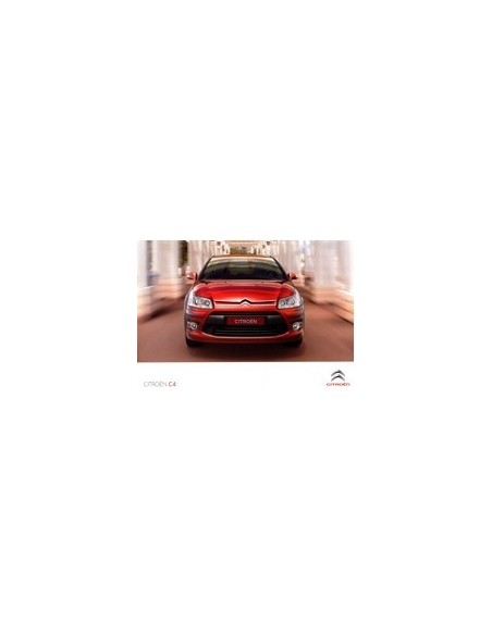 2009 CITROEN C4 BROCHURE AUSTRALIE