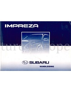 2003 SUBARU IMPREZA OWNERS MANUAL DUTCH