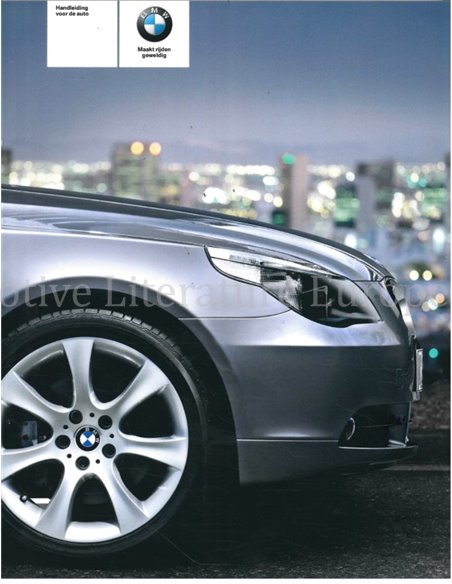 2004 BMW 5 SERIE INSTRUCTIEBOEKJE NEDERLANDS