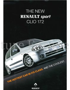 1999 RENAULT SPORT CLIO 172 DATENBLATT ENGLISCH