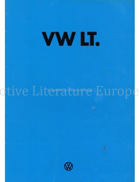 1975 VOLKSWAGEN LT BROCHURE DUTCH