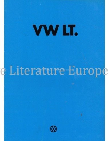 1975 VOLKSWAGEN LT BROCHURE DUTCH
