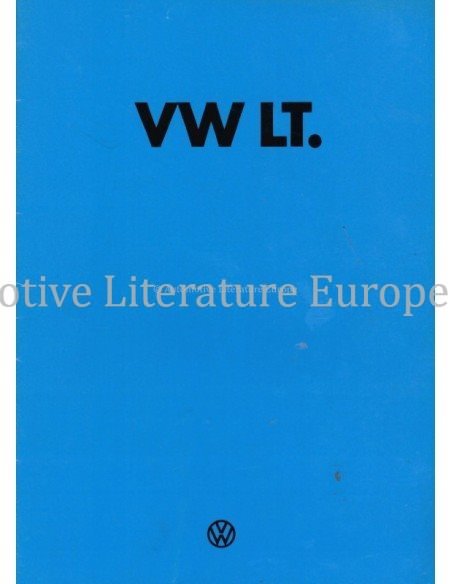 1975 VOLKSWAGEN LT BROCHURE DUTCH