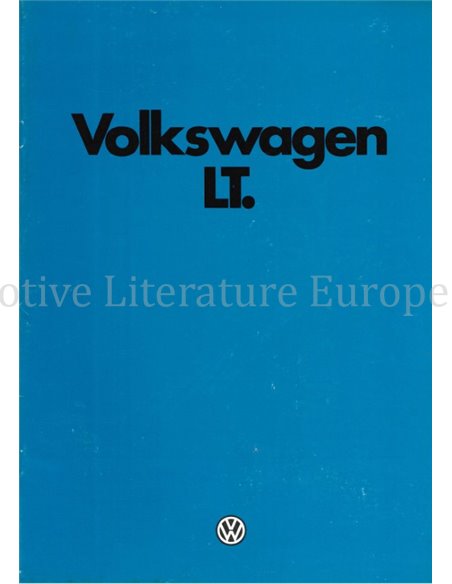 1979 VOLKSWAGEN LT PROSPEKT NIEDERLÄNDISCH
