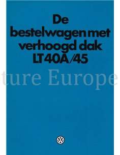 1980 VOLKSWAGEN LT BROCHURE DUTCH