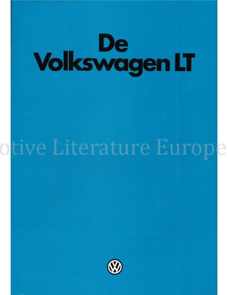 1980 VOLKSWAGEN LT PROSPEKT NIEDERLÄNDISCH