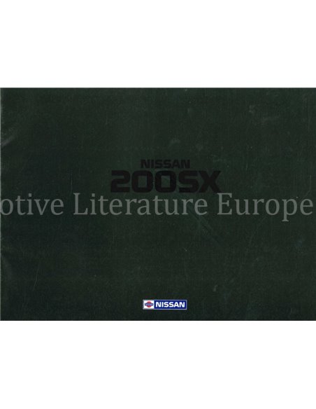 1989 NISSAN 200SX PROSPEKT NIEDERLÄNDISCH