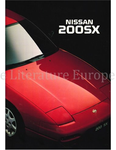 1991 NISSAN 200SX BROCHURE DUTCH