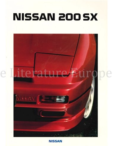 1989 NISSAN 200SX PROSPEKT FRANZÖSISCH