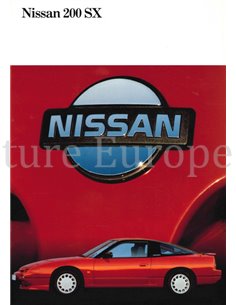 1989 NISSAN 200SX BROCHURE DUITS