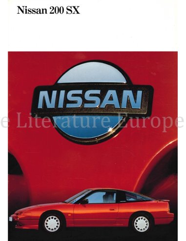 1989 NISSAN 200SX BROCHURE GERMAN